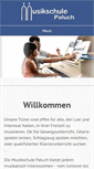 Mobile Screenshot of musikschule-paluch.de